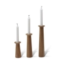 Ozdobny świecznik Dania 20 cm, Teak - SKAGERAK – S1600457
