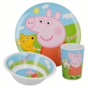 Zestaw naczyń dla dzieci Świnka Peppa - Stor