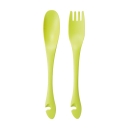 Sztućce do sałatek Flex, zielone - CONTENTO - 655080