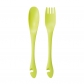 Sztućce do sałatek Flex, zielone - CONTENTO - 655080
