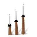 Ozdobny świecznik Dania 35 cm, Teak - SKAGERAK – S1600455