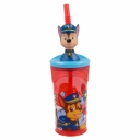 Kubek ze słomką Psi Patrol 3D 360ml - Stor