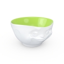 Miska porcelanowa 500 ml UŚMIECHNIĘTA BUŹKA, środek PISTACJOWY - TASSEN - 58Products - T010113