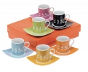 Filiżanki do espresso, LA DOLCE VITA KOMPLET 6 szt - INSP56-0340017