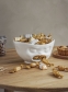 Miska porcelanowa DUŻA rozmiar L 1000 ml Z OTWOREM BUŹKA - TASSEN - 58Products T024201