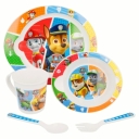 Zestaw śniadaniowy do mikrofalówki Psi Patrol (5 częściowy) - Stor