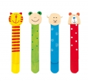 Zakładka do książki kolorowa drewniana FUNNY ANIMALS - INS56-0501070
