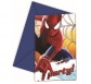 Zaproszenie na imprezę dziecka SPIDERMAN 6 szt. - DA706658 