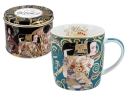 Kubek porcelanwy Gustav Klimt Expectation CARMANI puszka 420ml 