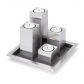 Zestaw 4 świeczniki Edo - BLOMUS - 68247